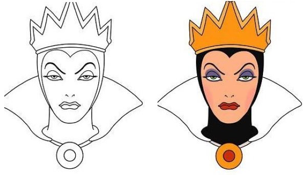 Снежная Королева рисунок