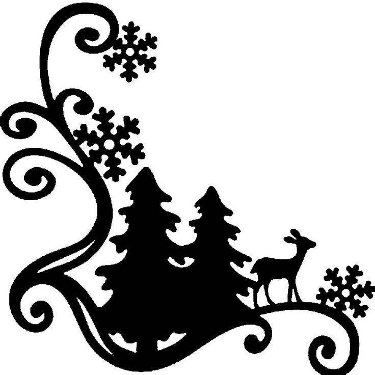 Трафарет "новогодний"