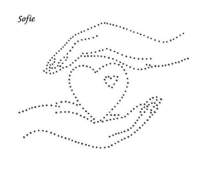 Трафареты для рисования точками