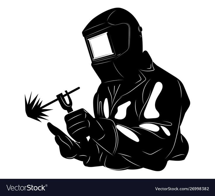 Сварщик силуэт