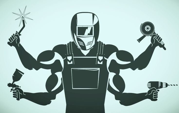 Сварщик силуэт