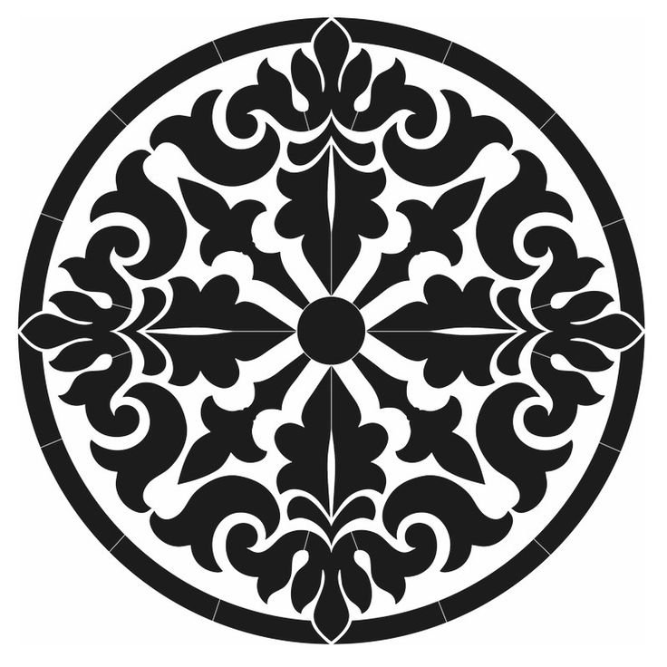 Круглый орнамент