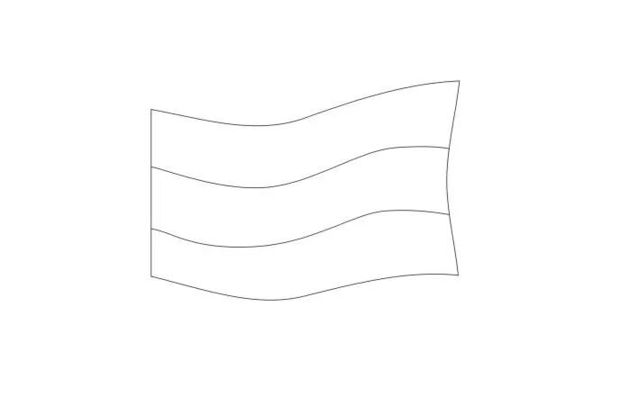 Флаг раскраска