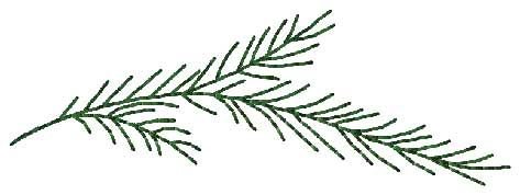 Трафарет ветки