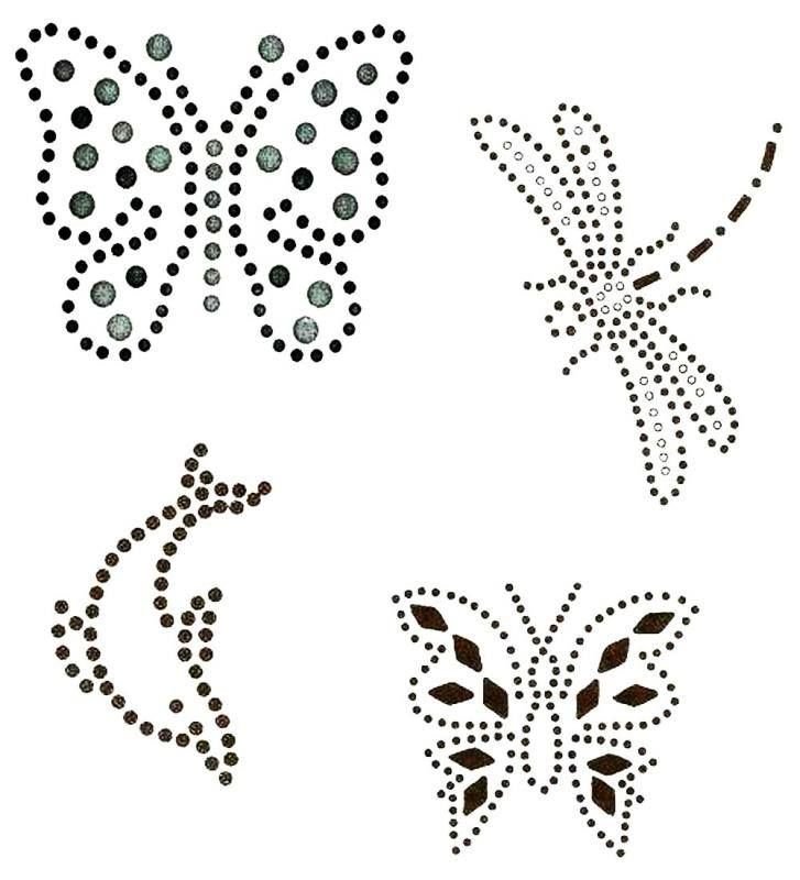 Рисунок из страз