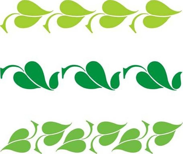 Растительный орнамент простой