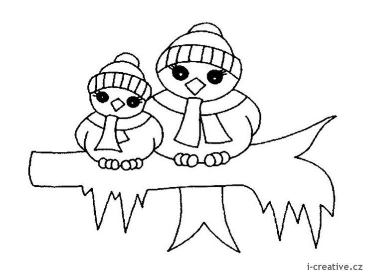 Трафареты на новый год птицы