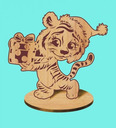 Тигр из фанеры