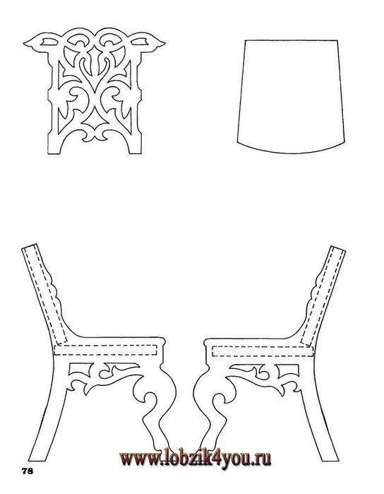 Эскизы для кукольной мебели
