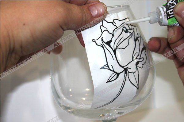 Роспись по стеклу для начинающих