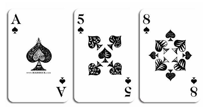 Игральные карты трафарет