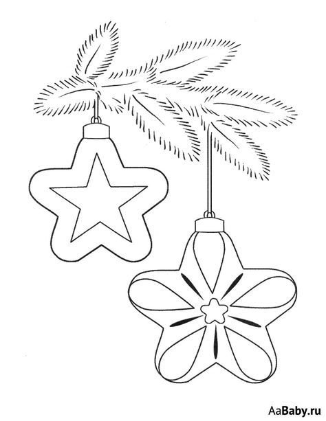 Новогодние веточки трафареты на окна