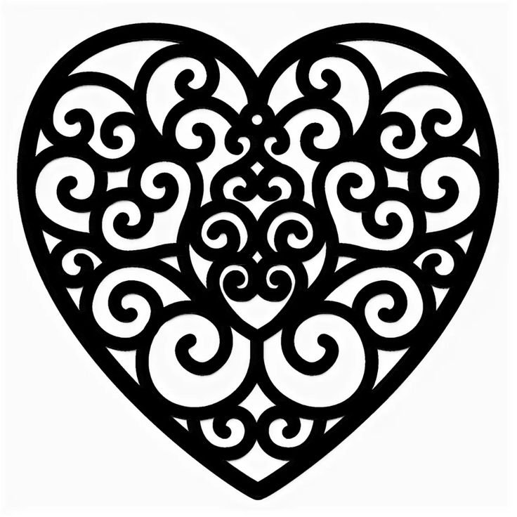 Ажурное сердце
