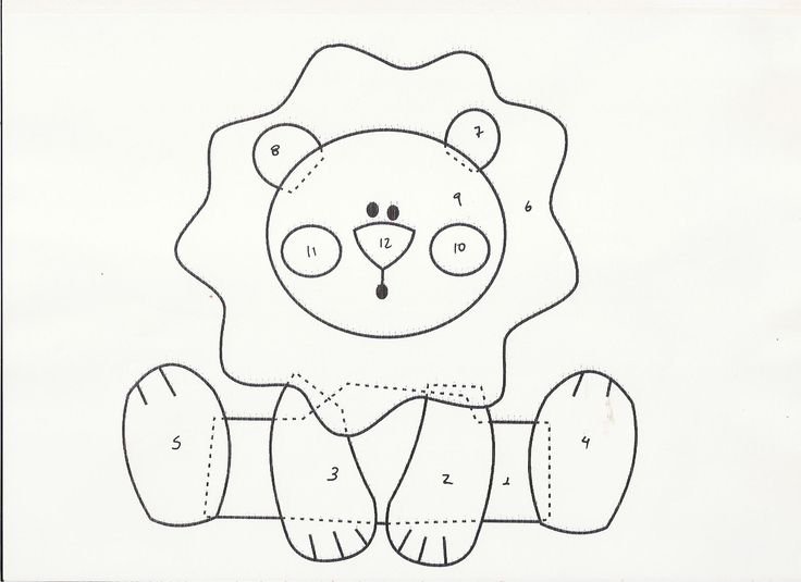 Фетровые игрушки выкройки