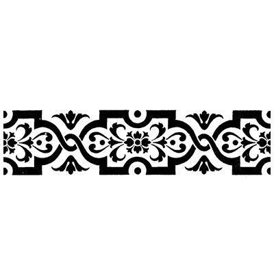 Трафарет "бордюр"