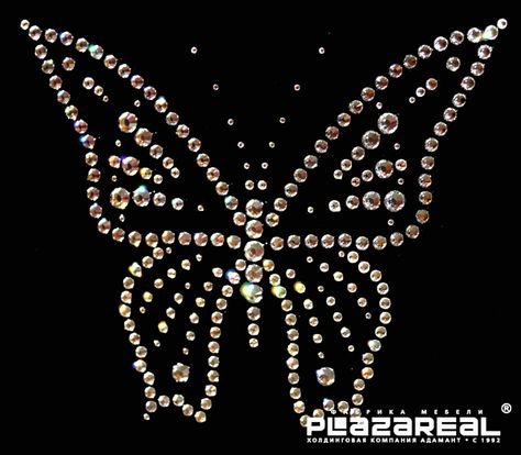 Аппликация стразами