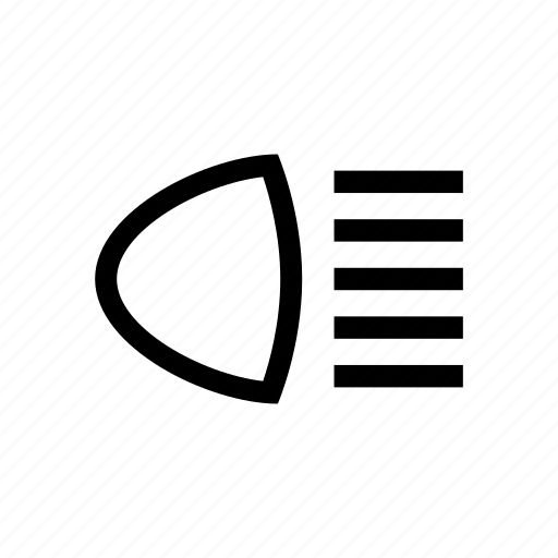 Значок ближнего света фар