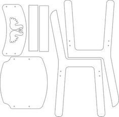 Трафареты для кукольной мебели