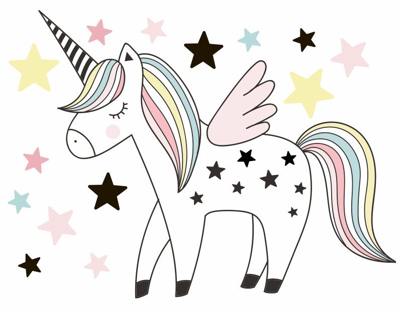 Единорог рисунок