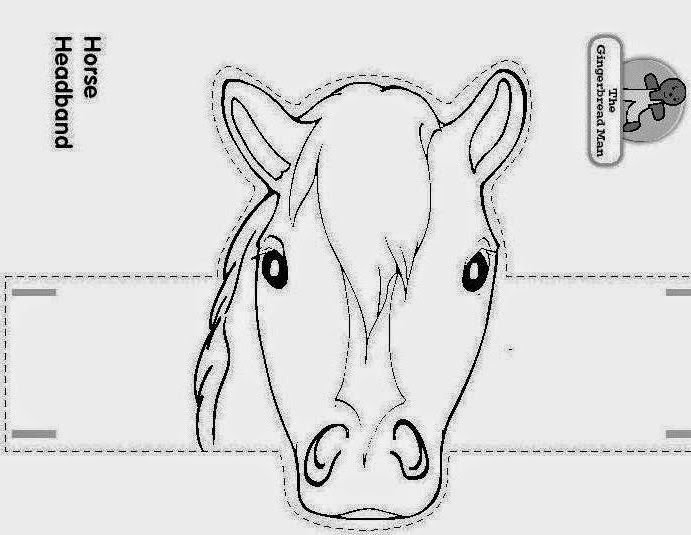 Маска лошадки для детей