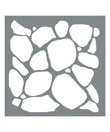 Трафарет камни