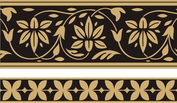 Орнамент бордюр