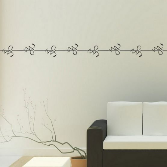 Трафареты классических бордюров