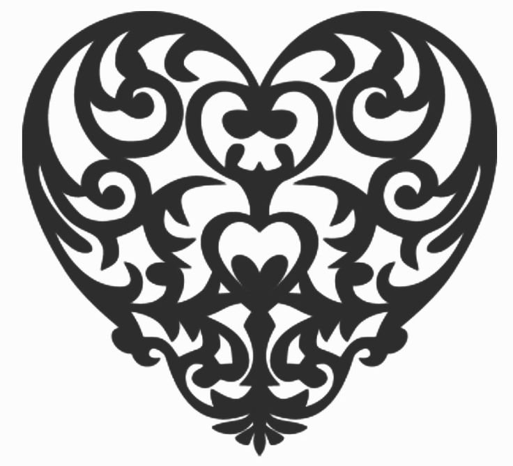 Ажурное сердце