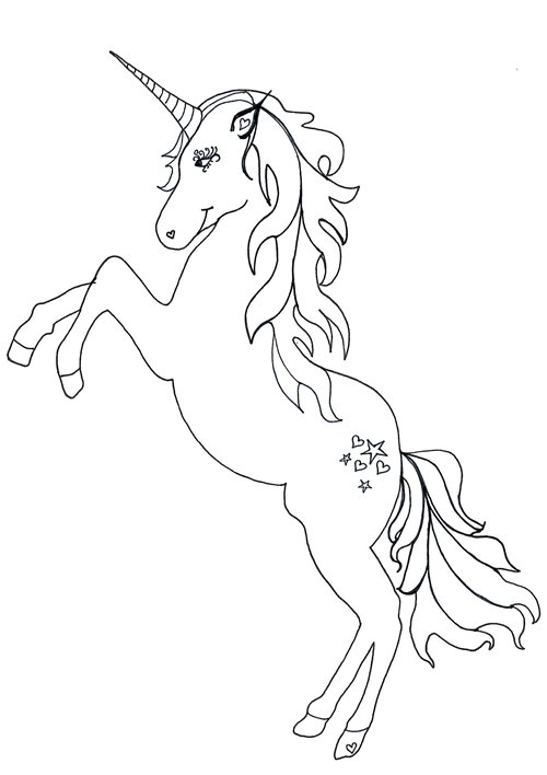 Рисование Единорожки