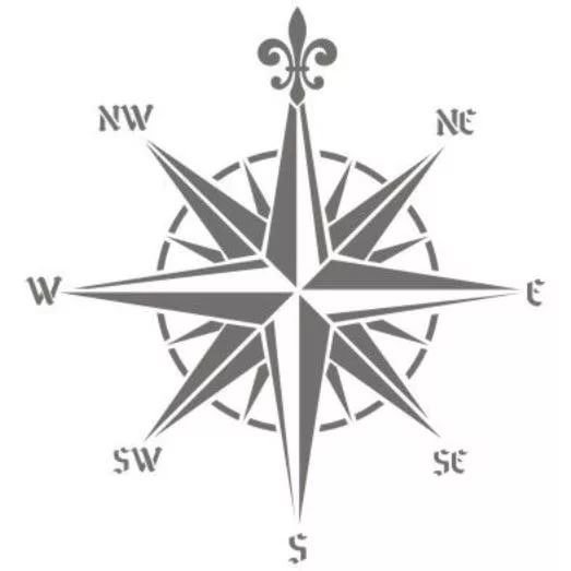 Эмблема роза ветров