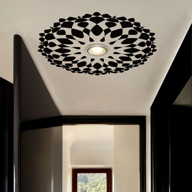 Зеркальные наклейки на потолок