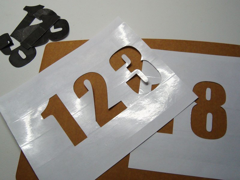 Буквы для изготовления трафарета