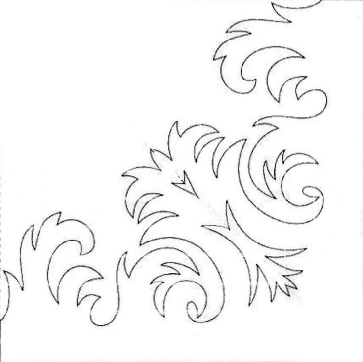 Новогодние узоры на окна