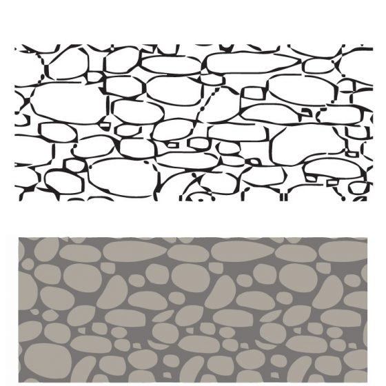 Трафарет каменной кладки