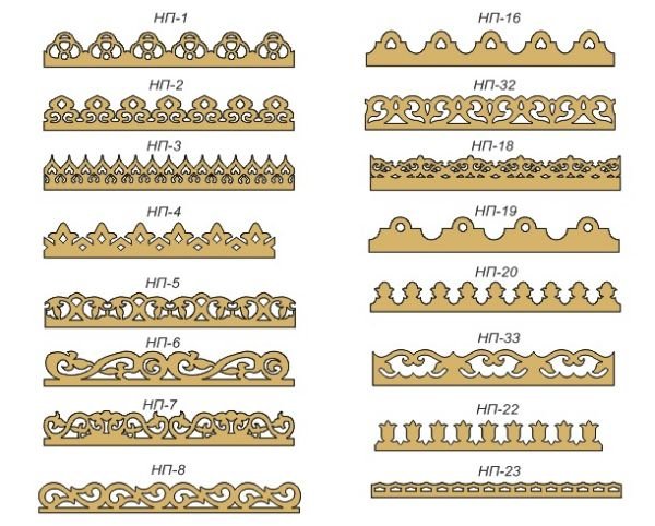 Наличники резные для архикад