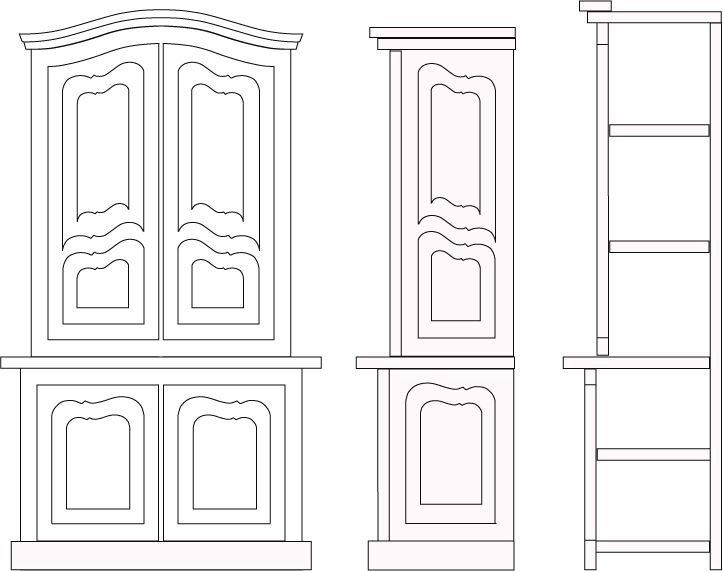 Мебель для кукол 3 д ручкой