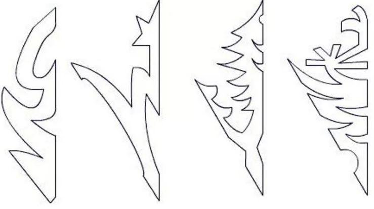 Трафареты Снеж Инка для вырезания