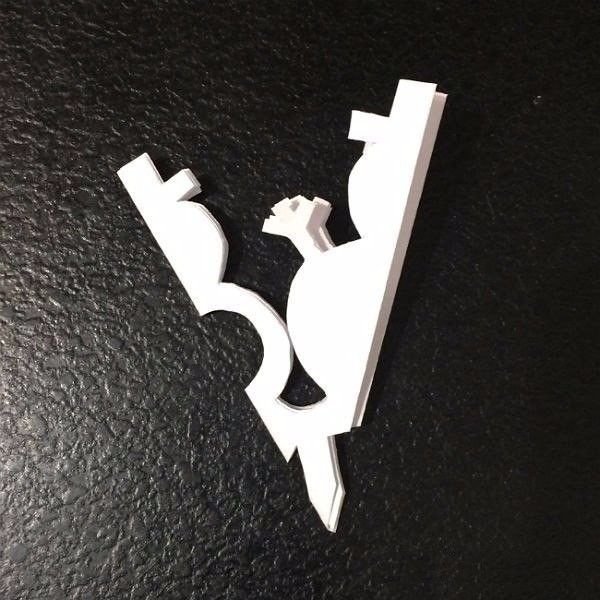 Снежинка из пазлов