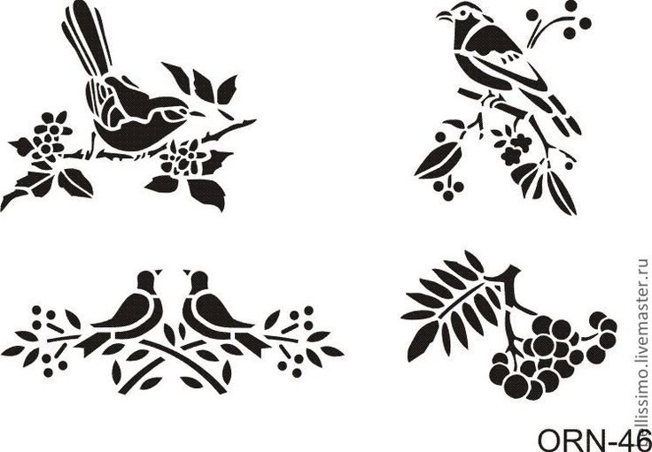 Трафареты для декора стен