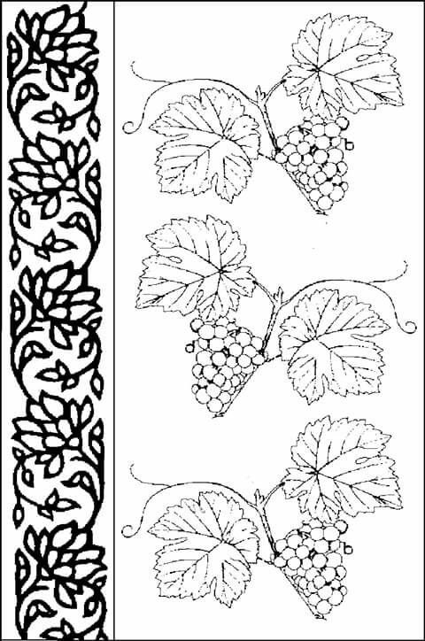 Виноград орнамент