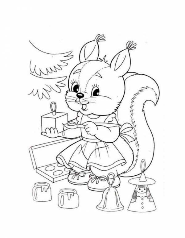 белки и елки