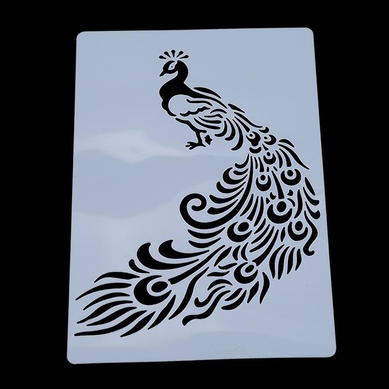 Шаблон павлина