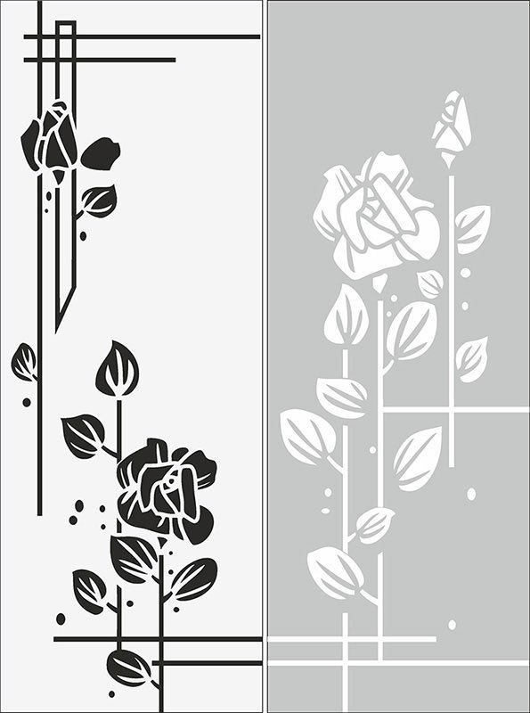 Красивые трафареты на шкаф