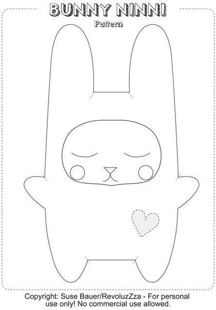 Трафареты для шитья мягких игрушек из ткани