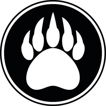 Отпечаток лапы медведя