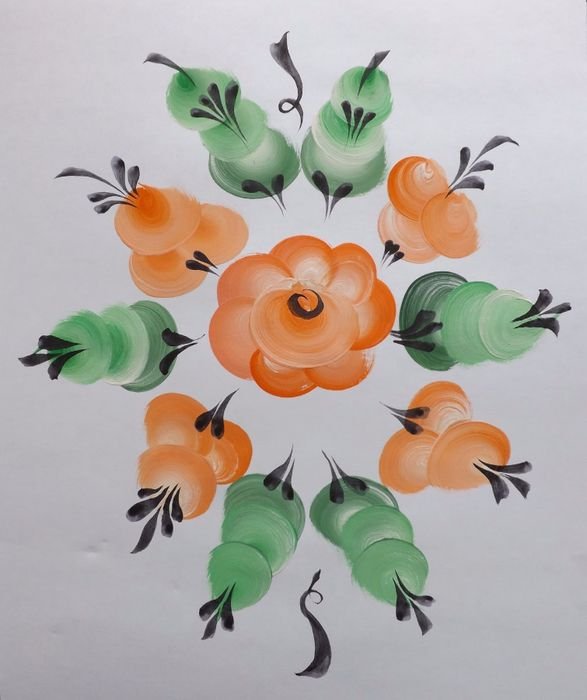 Уральско Сибирская роспись