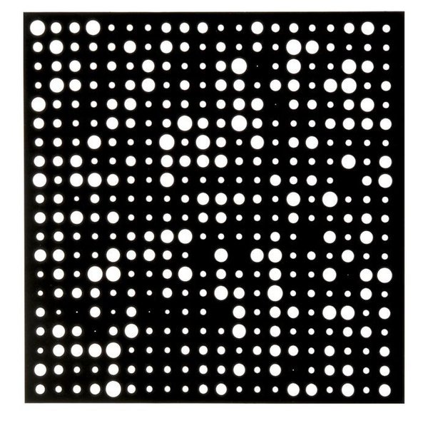 Трафарет горошек