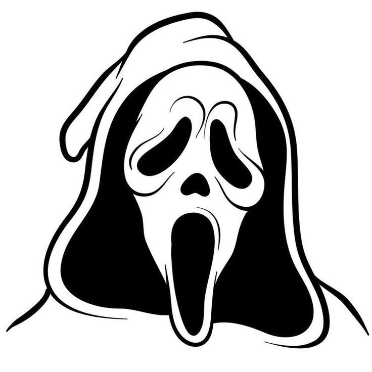 Ghostface тату эскизы