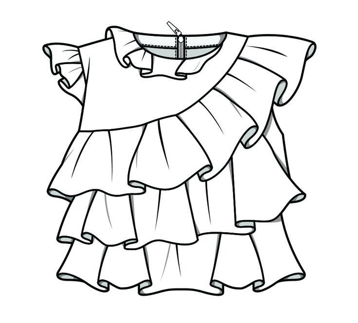 Эскизы платьев