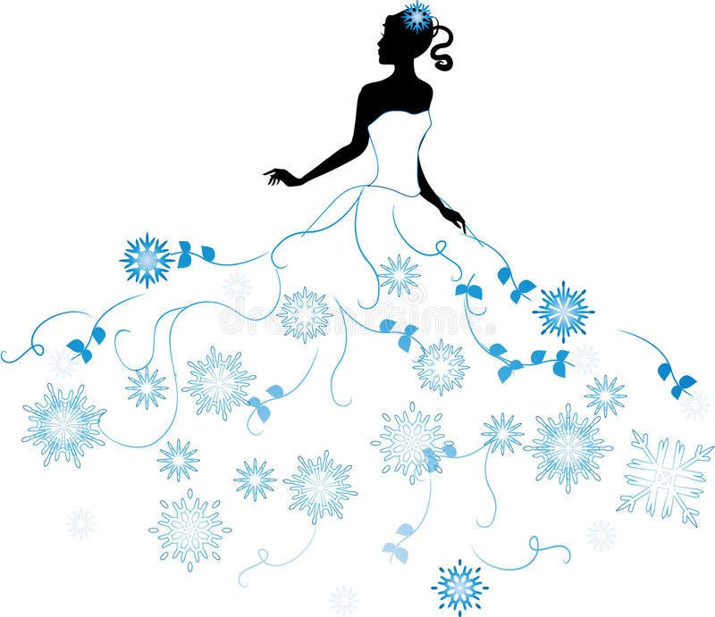 Зима силуэт